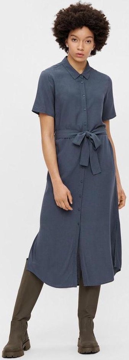 Pieces - Maat XL - PCCECILIE SS LONG DRESS - NOOS BC Ombre Blue