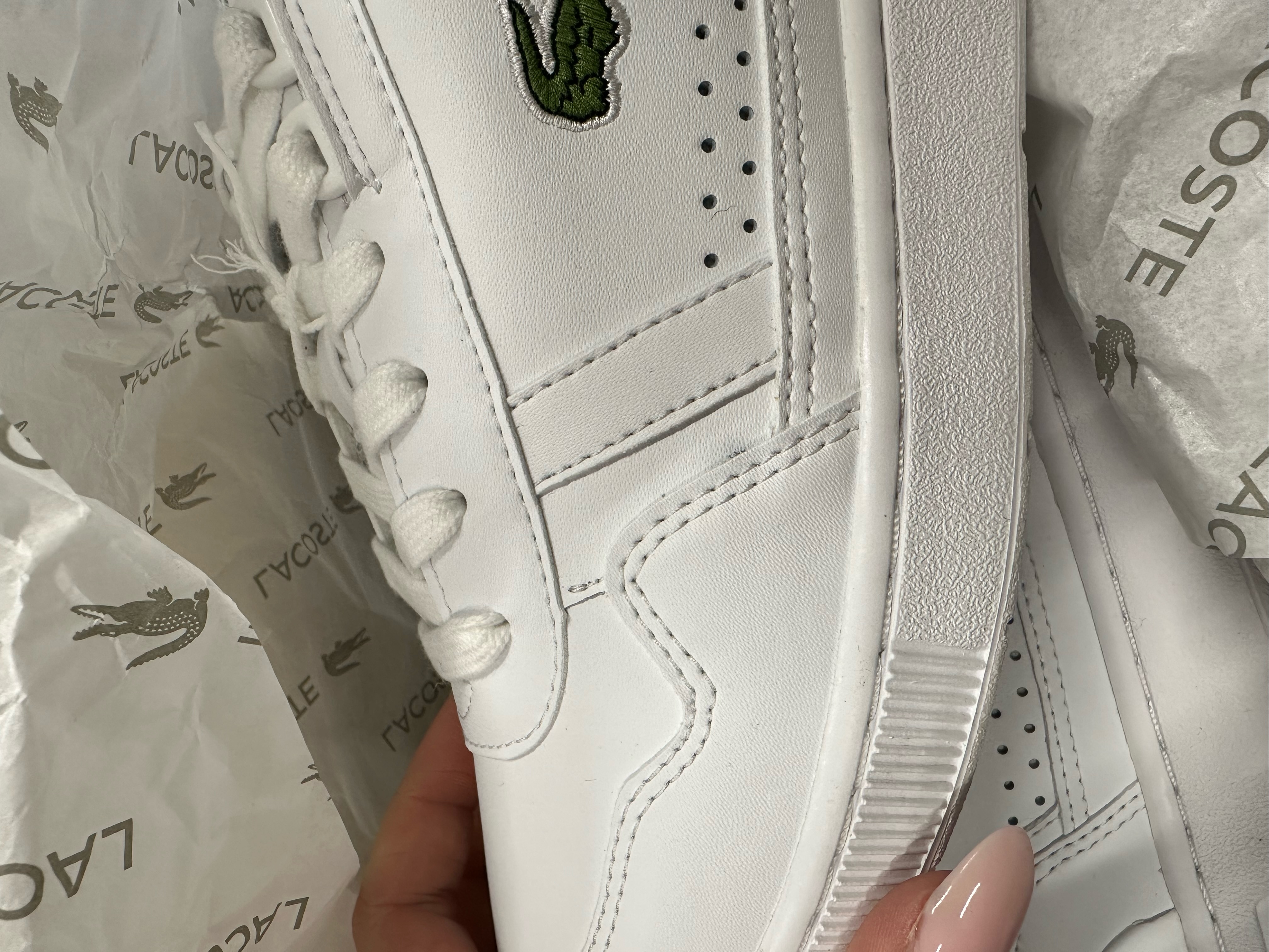 Lacoste - Maat 40 - T-Clip 0722 1 Sma Heren Sneakers - Wit