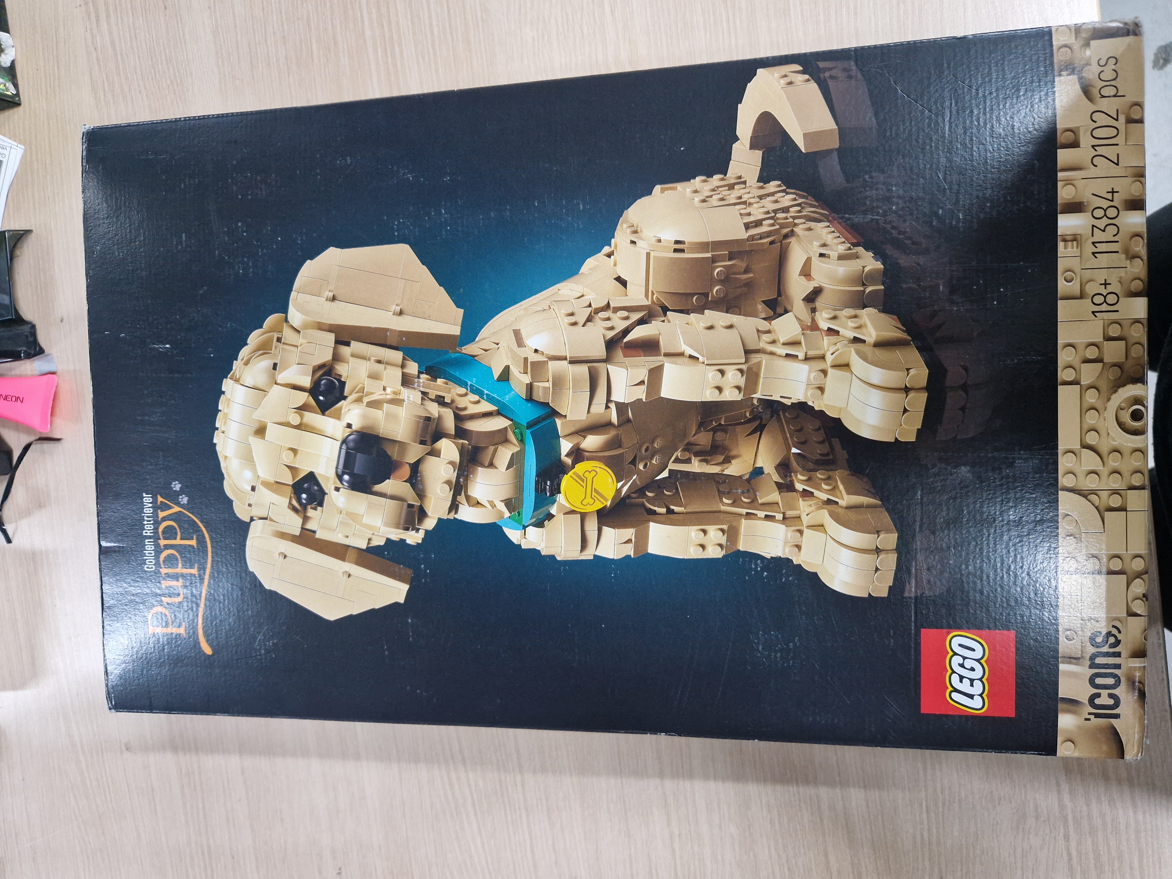 LEGO® Icons Golden Retriever Puppy - Decoratieve Dierenfiguur - Bouwset voor Volwassenen - 11384