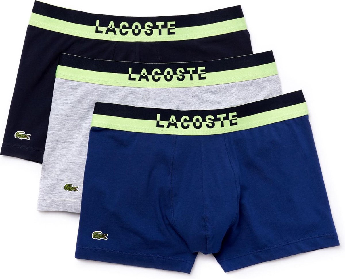 Lacoste Heren 3-pack Trunk - S - Multi