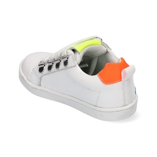 BunniesJr Puk Pit - Maat 20 - Unisex sportieve sneaker - Wit multi