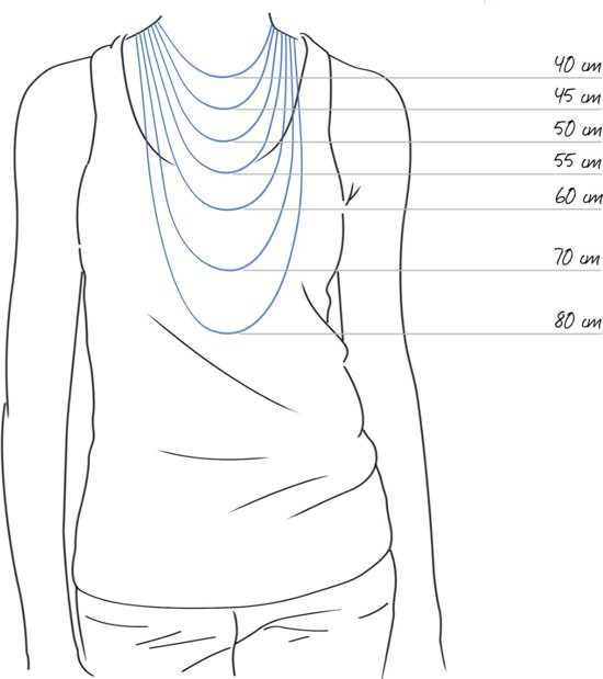 Esprit ESNL00101142 Lillian - Collier - Zilver - Zilverkleurig