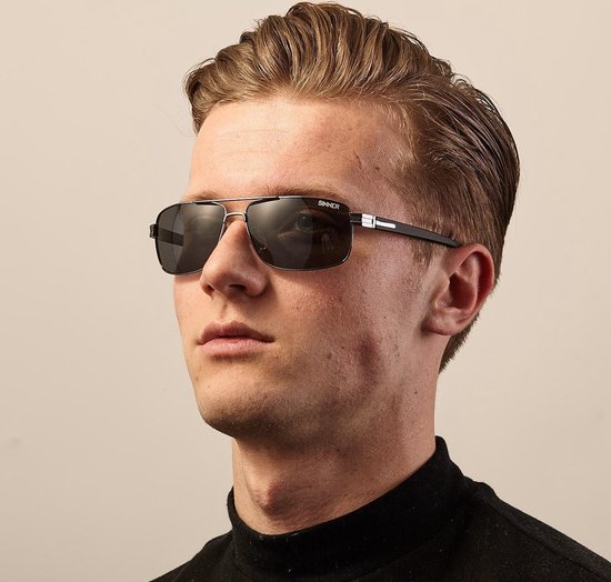 Sinner Durness SINTEC® Polarized - Zonnebril - Unisex - Zwart