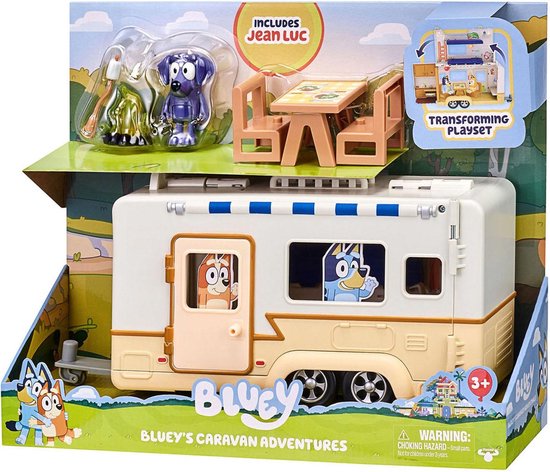 BLUEY - Kampeeravonturen met accessoires - Speelset