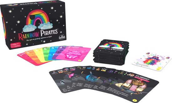 Goliath Rainbow Pirates (NL) - Kaartspel - Partyspel - Makkelijk mee te nemen op reis!