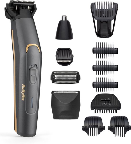 dgmoutlet-nl-BaByliss-Graphite-Precision-12-in-1-Multi-Trimmer-Trimmerset-MT987E-aanbieding-sale-korting Elektrisch apparaat, Microfoon
