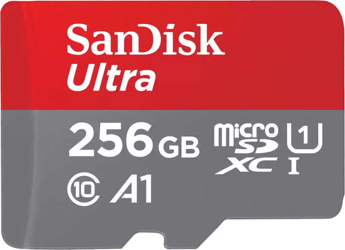 Geheugenkaart Sandisk MicroSDXC Ultra 256GB (150mb/s C10 - SDA UHS-I)
