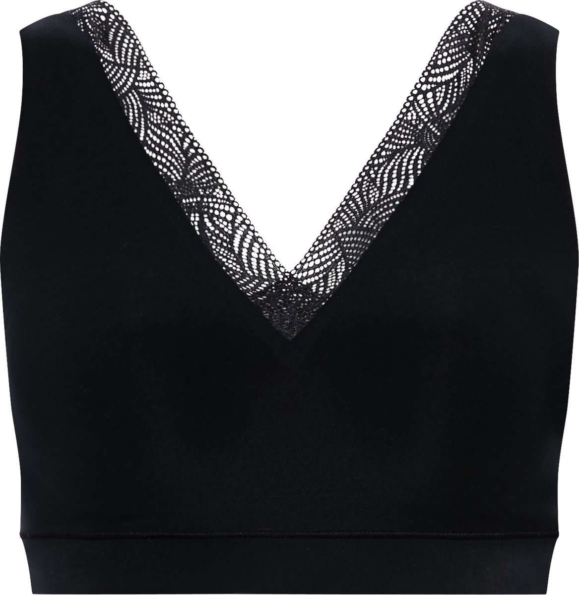 Chantelle - Maat XL/XXL - SoftStretch V-Neck Voorgevormde Wirefree Top Kant