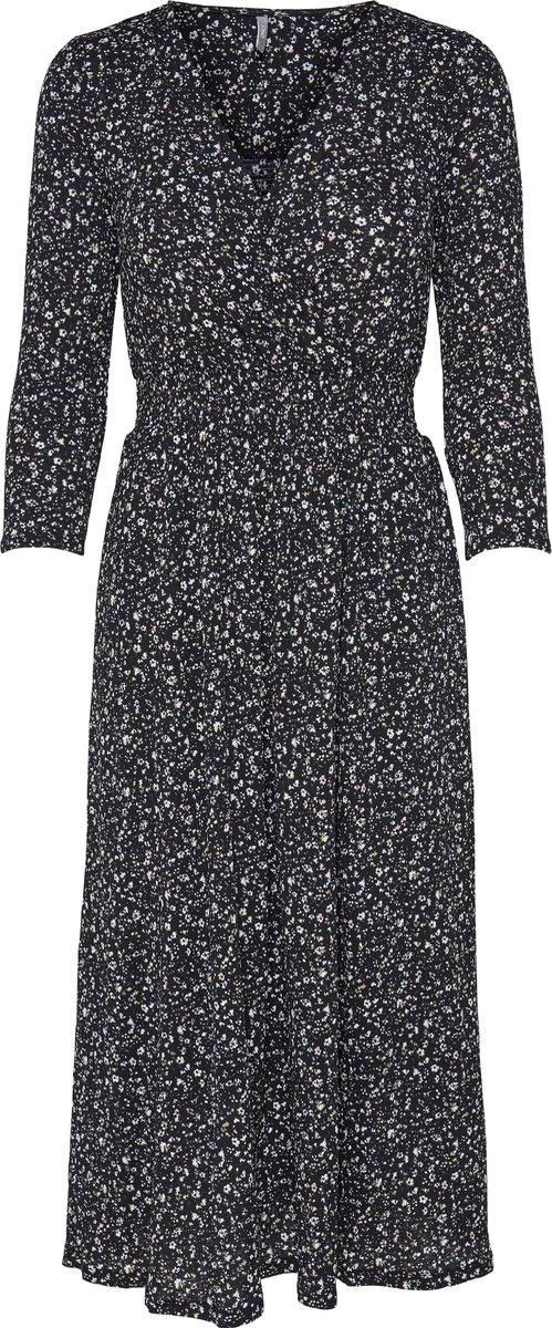 Only Maat M Pella Dames Wikkeljurk - Black -  (38)