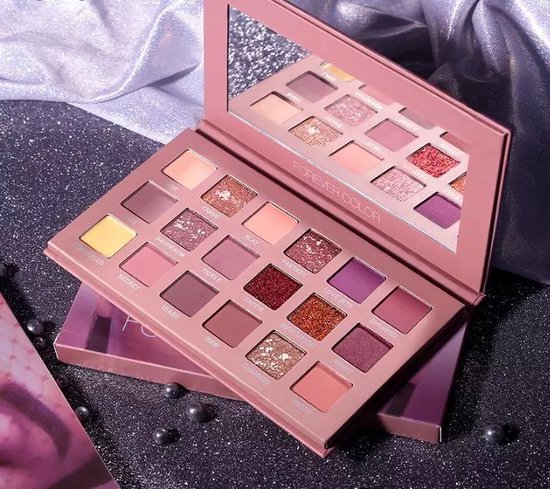 Face Secret ™ Nude Oogschaduw Palette - met Make Up Spiegel