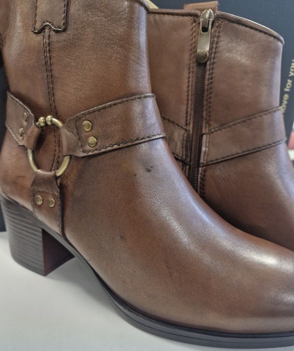 MARCO TOZZI - Maat 38 - MT Soft Lining Dames Laarzen - CUOIO