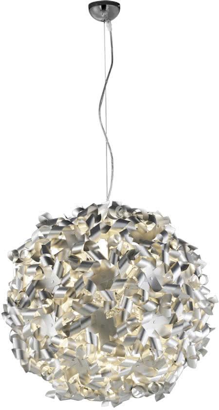 Trio - Hanglamp - PINWHEEL - E14 fitting, 40W max - Aluminium kleurig