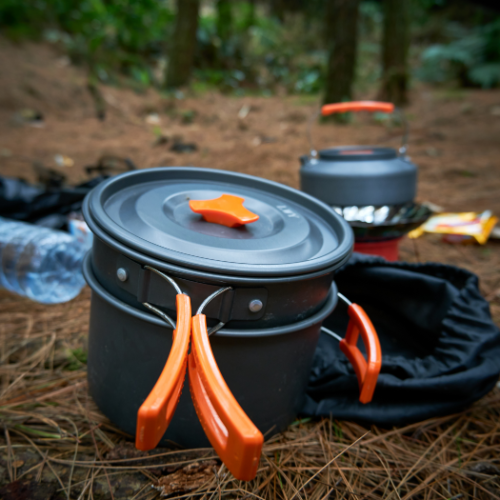 Campingpannen & Servies