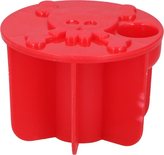 Eddy Toys zand- en watertafel - met bakje, harkje, schepje, gieter en 5 vormpjes - Ø 38 cm - 58,5 cm