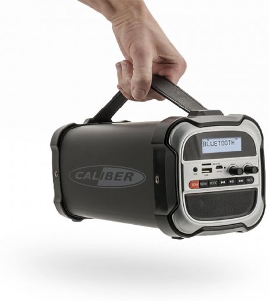 Caliber HPG525DAB-BT - Draagbare DAB+ radio en bluetooth - Zwart