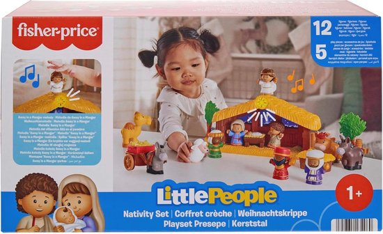Fisher-Price Little People Kerststal - Speelfigurenset