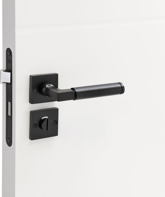 Impresso Aston -deurkruk Aston-modulair -133 x 22 x 54 mm -zwart -set van 2 stuks
