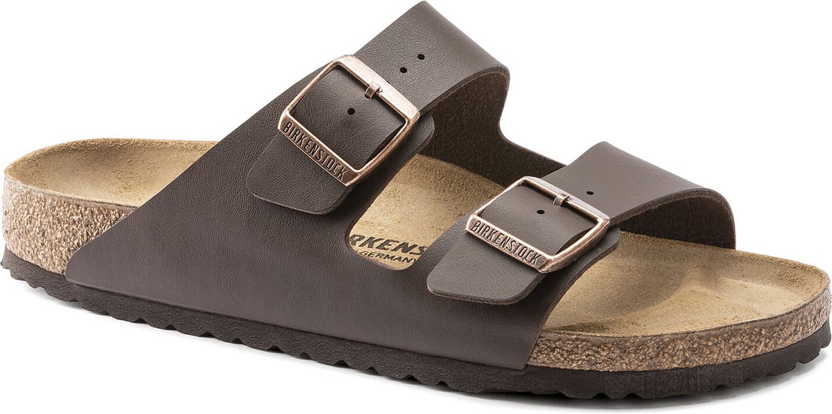 Birkenstock  -maat 41 - Arizona Heren Slippers Regular fit -bruin