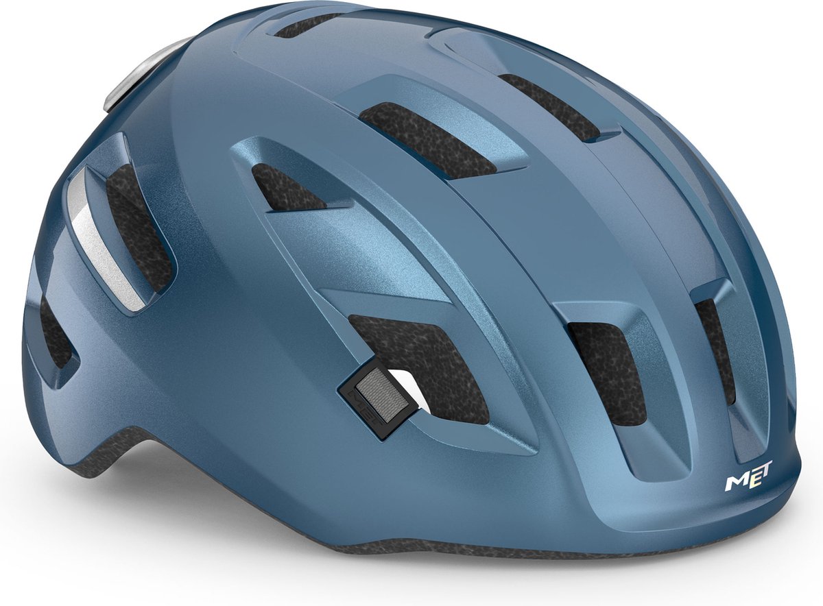 MET E-Mob MIPS Fietshelm Mannen & Vrouwen - Fietshelm E Bike Volwassenen - Maat L (58-61cm) - NTA8776 - Navy