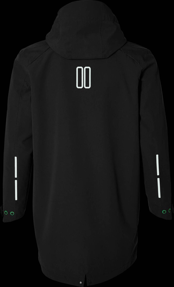 Basil Mosse Heren Parka -Jet Black - Maat M