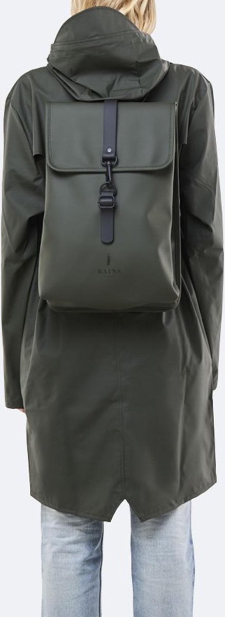 Rains Rucksack Tas Unisex - Groen - One Size