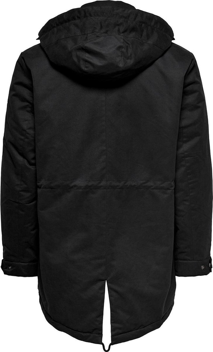 Only & Sons - maat L- Jas Onsklaus Winter Parka Otw Noos 22019700 Black Mannen