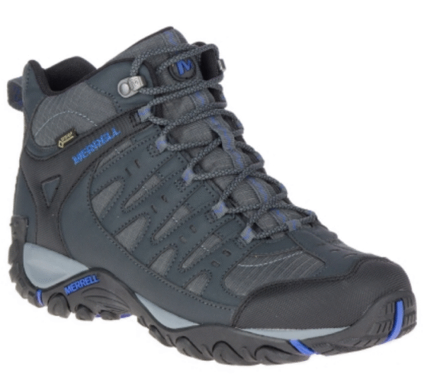 hiking boot, mid/ankle boot, gore-tex, gray, lace-up