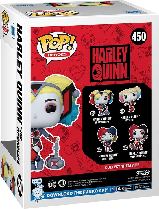 Harley Quinn Harley #450  on Apokolips vinyl figuur  Funko Pop! standaard