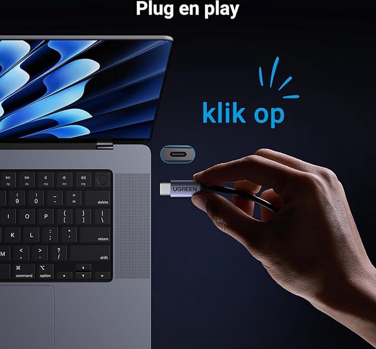 laptop, usb-c, pendrive, poort, metallic