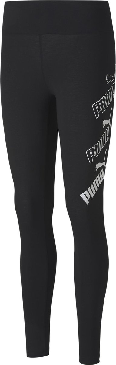 legging, leggings, zwart, logo, Puma