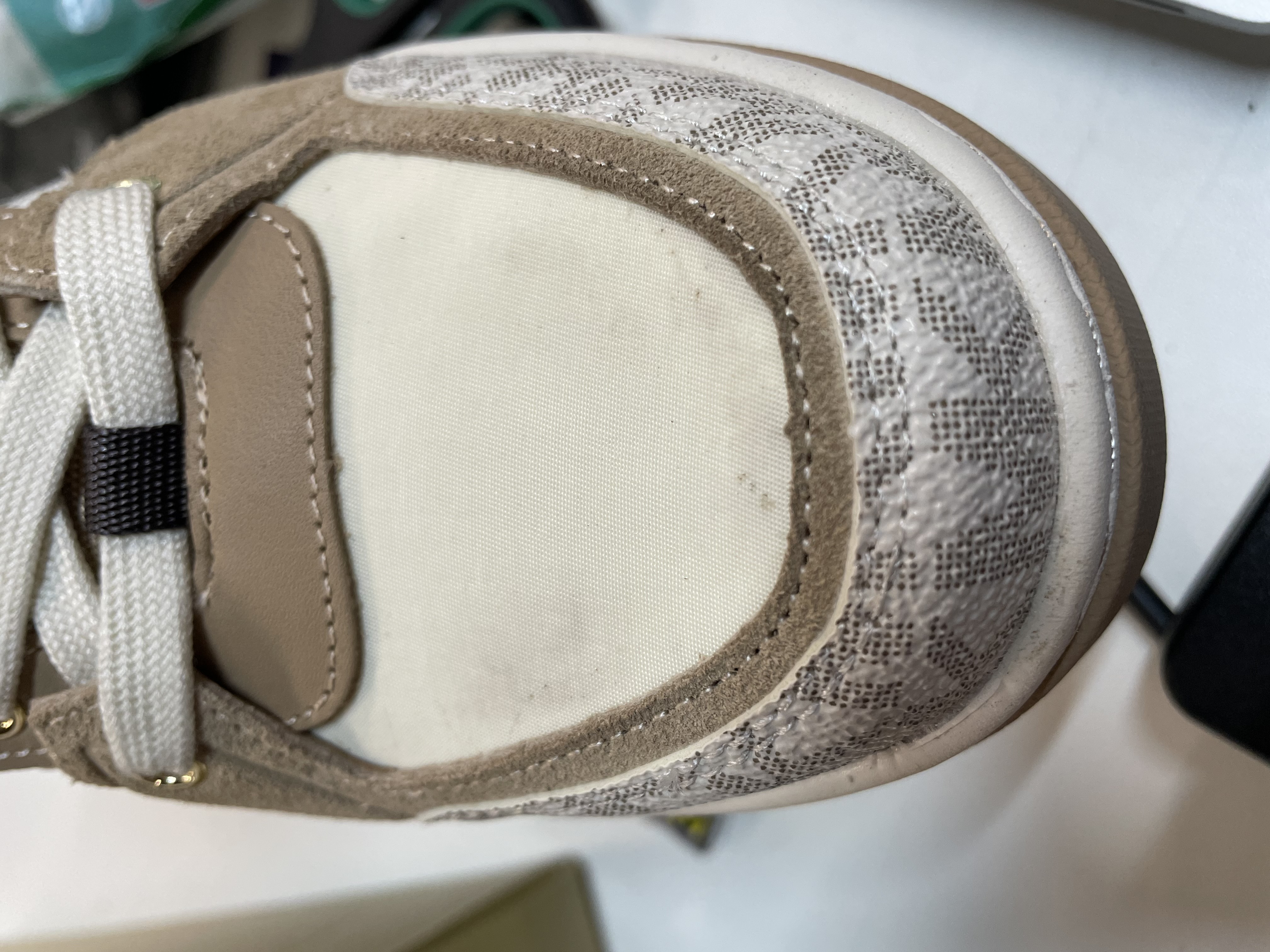 Michael Kors -maat 39- Lexi High Top Dames Sneaker Creme