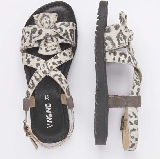Vingino Eliana Meisjes Lifestyle Sandal - Grijs - Maat 33