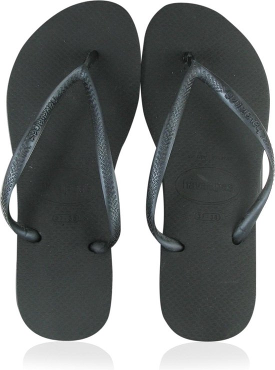 Havaianas Slim Dames Slippers - Maat 41/42 - black