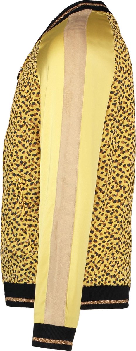 Like Flo Kids Meisjes Jas - Maat 110 - Polyester - Rits - Crepe - Normaal - Vrouwen - Steekzakken -