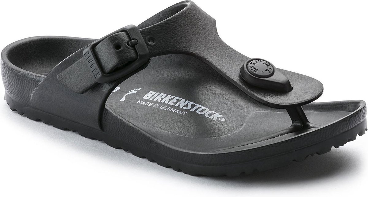 Birkenstock - Maat 31 - Slippers Kinderen Gizeh EVA - 128423 Black
