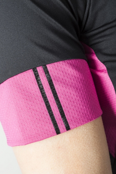 Craft Velo fietsshirt - Maat M - dames zwart/paars