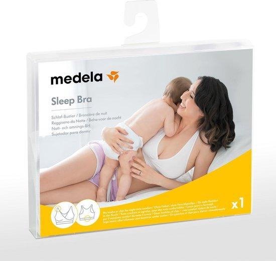 Medela - Maat L -Zwangerschaps- & Voedingsbeha voor de nacht - Zwart