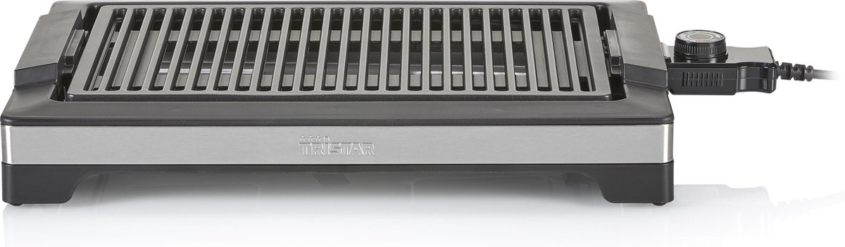 Tristar BP-2780 Grill & Elektrische barbecue – BBQ & Grillplaat Zwart – Bakoppervlakte: 37 x 25 cm