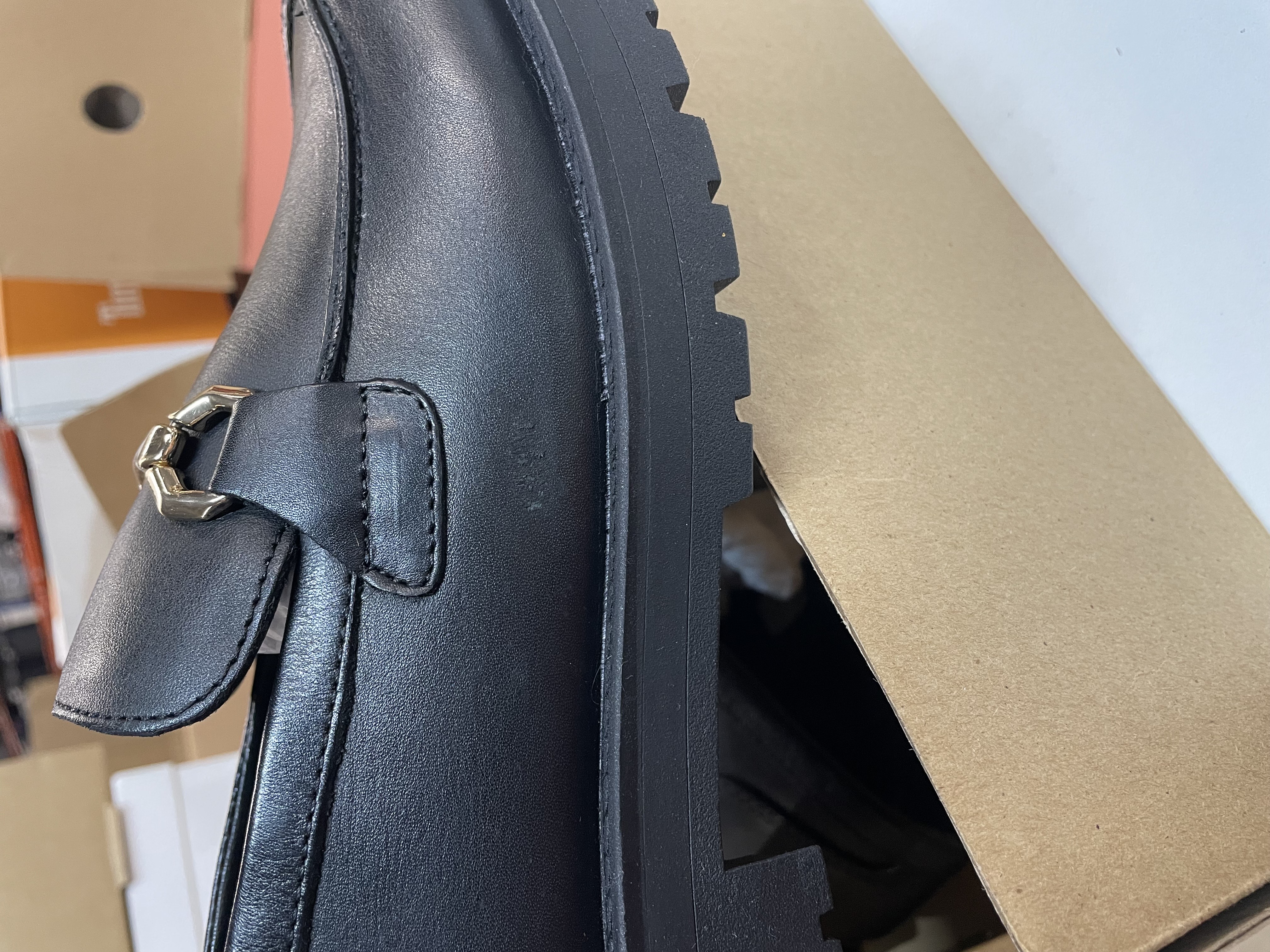 PS Poelman LEIN - maat 40 - Dames Loafers - Zwart