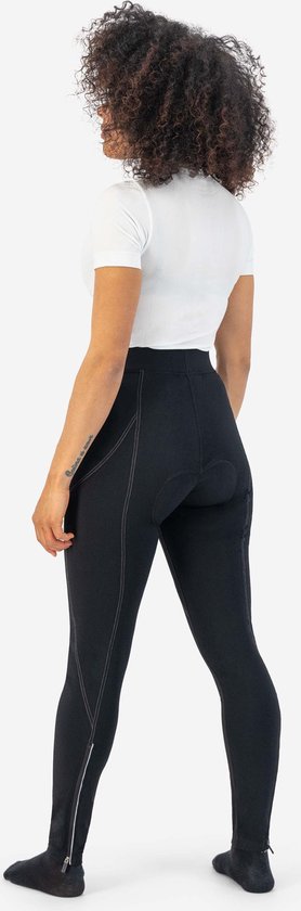 Rogelli Maat XL Lucette Lange Fietsbroek - Zonder Bretels - Dames - Zwart
