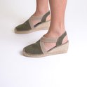Toni Pons Tona Dames Espadrilles - maat 35 - khaki