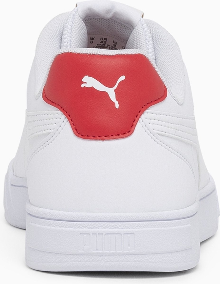PUMA - maat 44- Caven Unisex Sneakers - White/Gold/High Risk Red