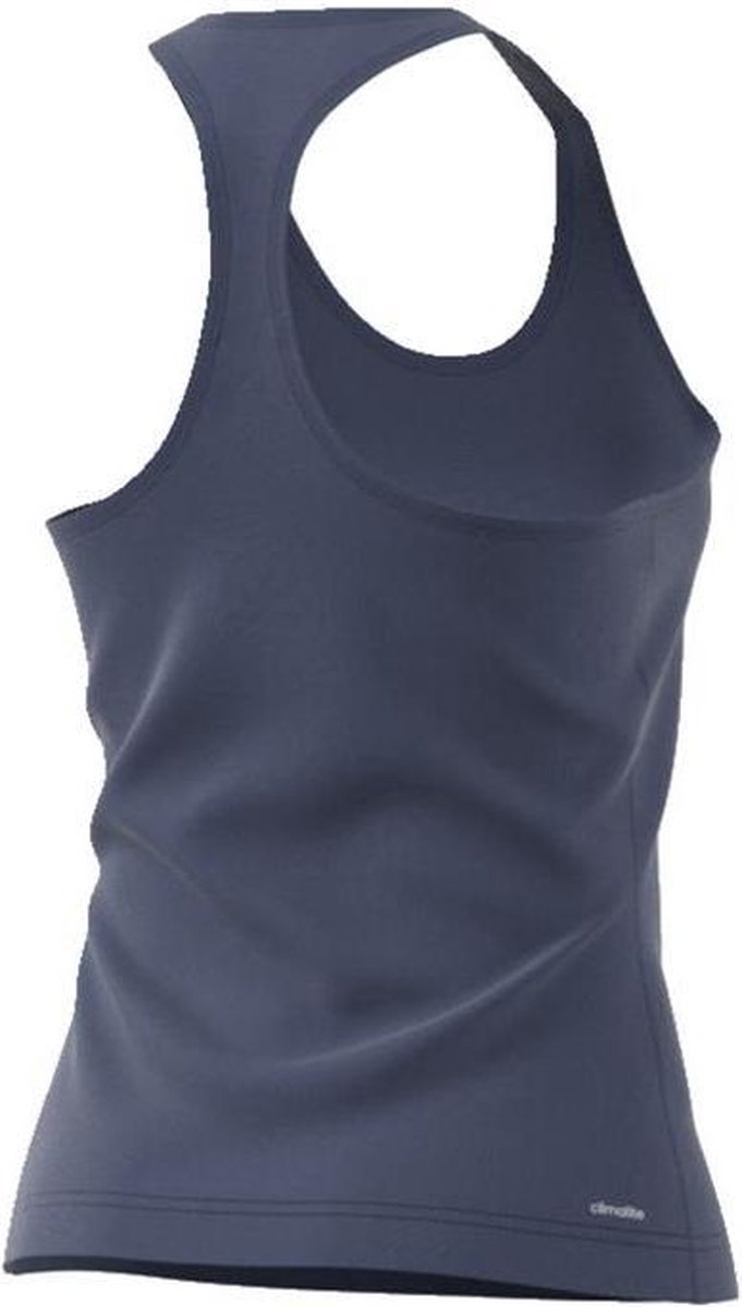 adidas - Maat S - Tank Solid Tanktop Dames - Noble Indigo