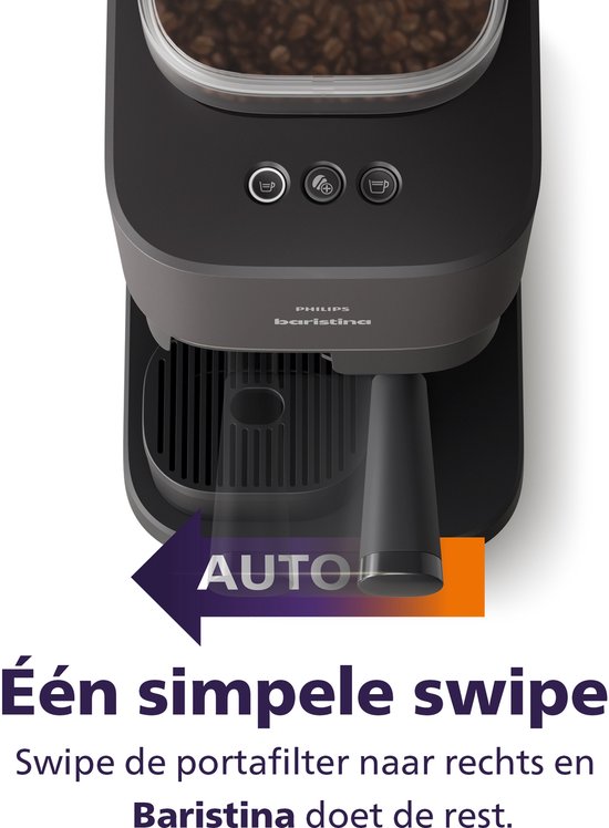 Philips Baristina - Semi-Automatische Espressomachine - Pistonmachine - Koffiemachine met bonen