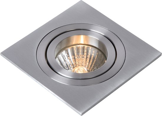 Lucide TUBE - Inbouwspot - GU10 - Mat chroom