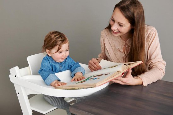 Playtray Voor De Stokke Tripp Trapp - Met riempje - Wit