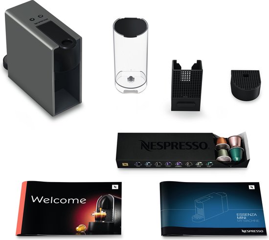 Krups Nespresso Essenza Mini XN110B - Koffiecupmachine - Grijs