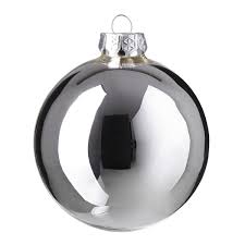 Decoris Glazen kerstballen (Ø8 cm) (set van 6)