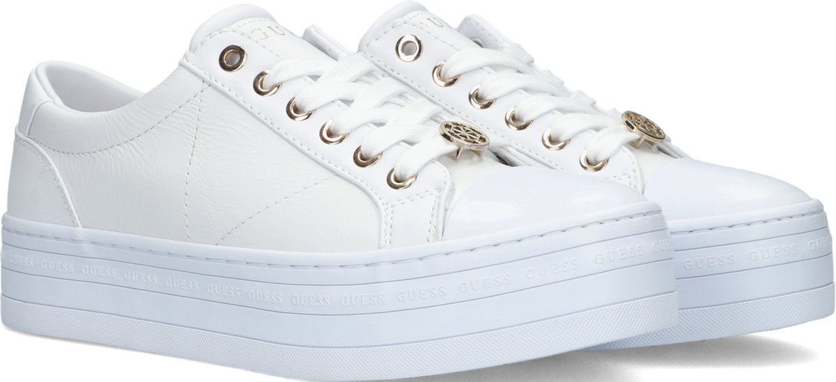 Guess - maat 39-  Bells Lage sneakers - Leren Sneaker - Dames - Wit