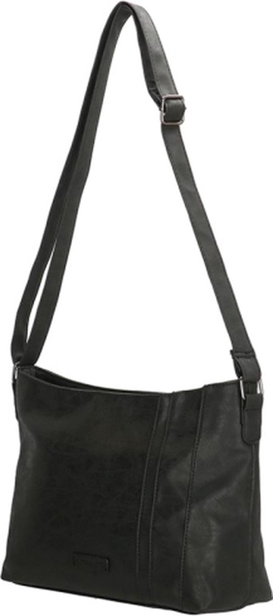 Enrico Benetti Lauren 66433 Dames schoudertas crossbody tas - Zwart